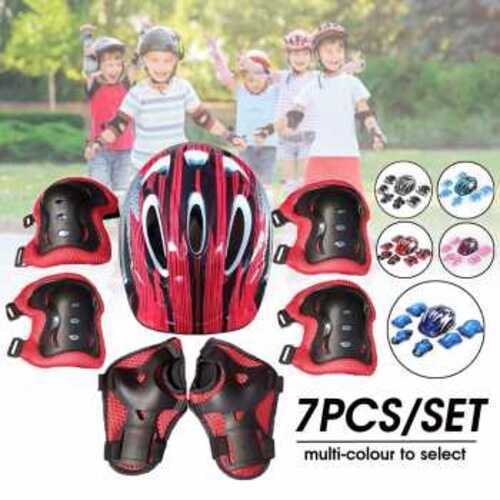 TaffSPORT Paket Helm Deker Anak 7in1 Protective Gear Sport Activity - K25 - Gambar 4