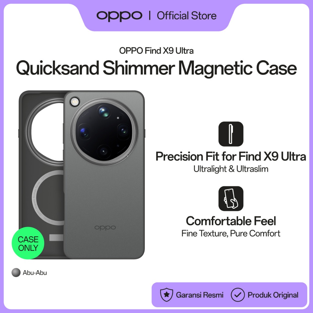 Quicksand Shimmer Magnetic Case OPPO Find X9 Ultra - Gambar 2