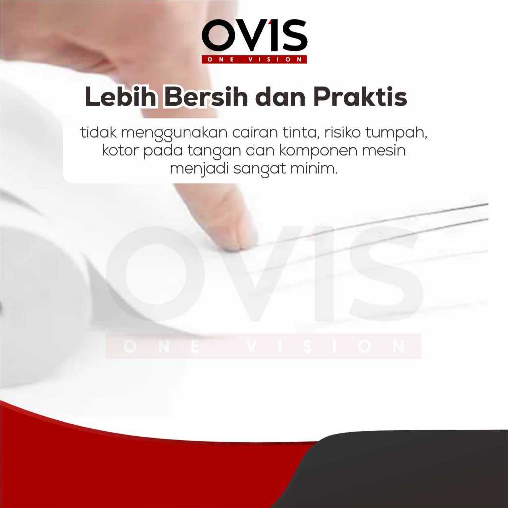 Kertas Struk Paper Roll Thermal 57x40 EDC Kasir 58x40 mm OVIS - Gambar 2