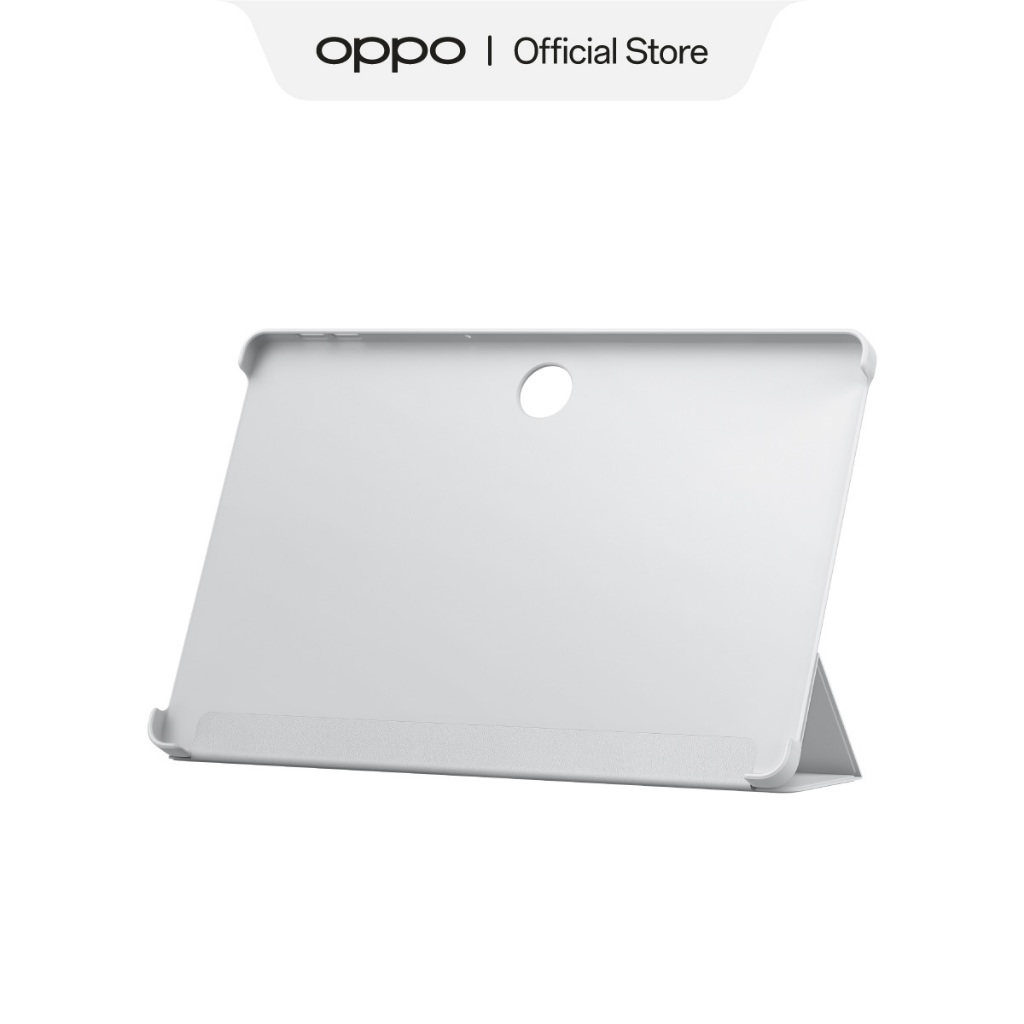 OPPO Pad SE Leather Case with Cover White - Gambar 4