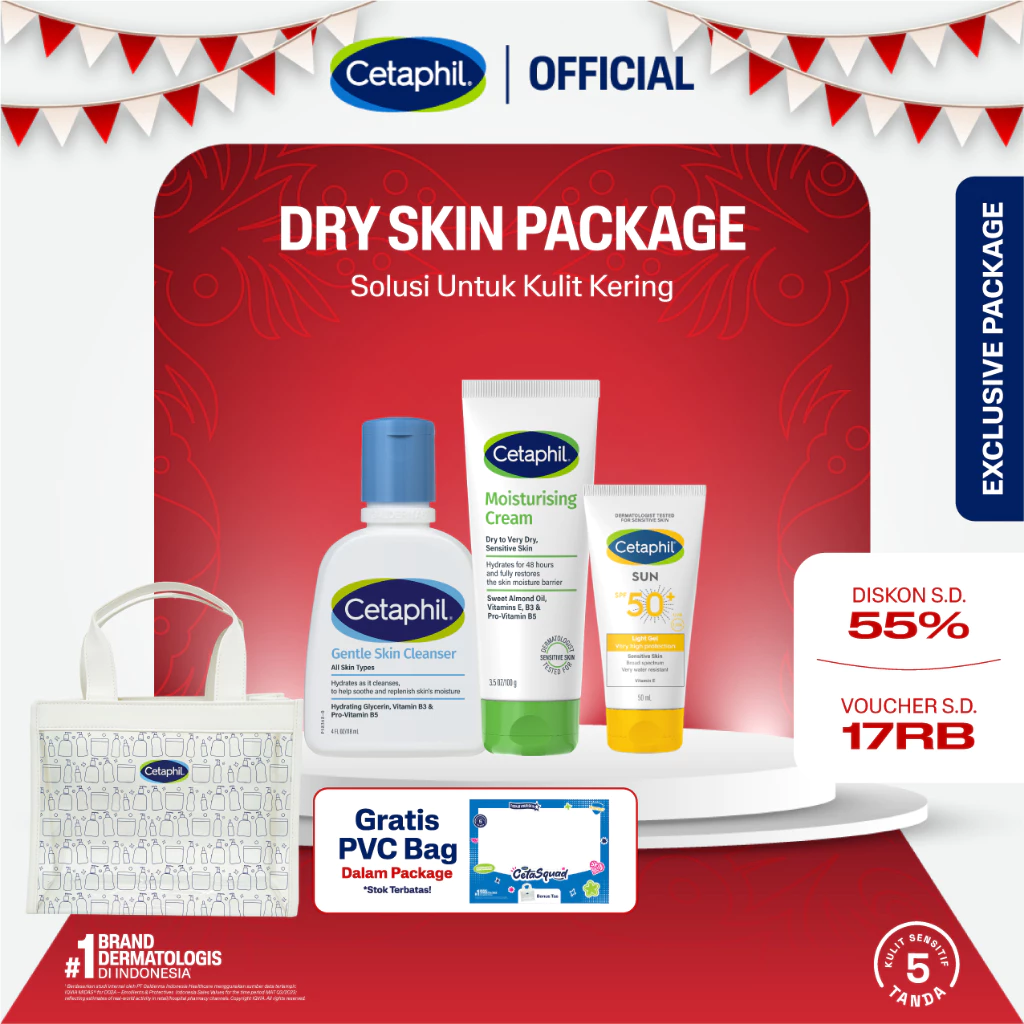 [CETASQUAD] Cetaphil for Dry Skin Package - Gambar 2
