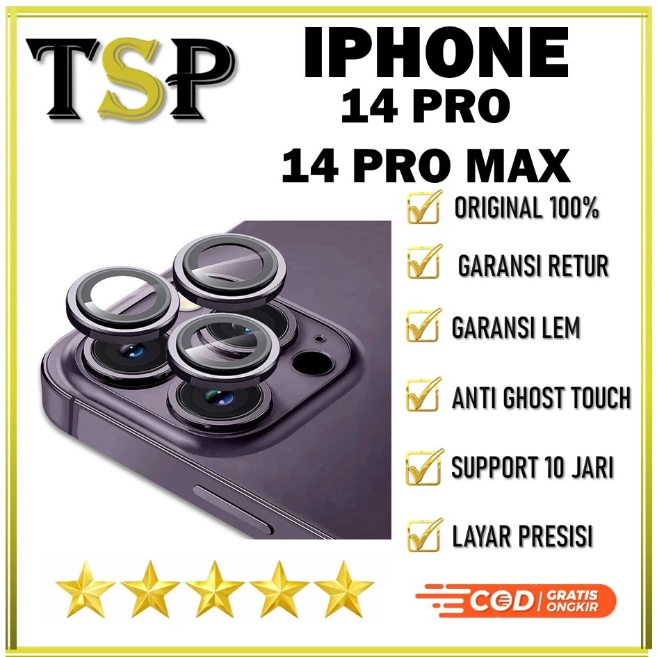 1 SET LENS PROTECTOR PELINDUNG KAMERA FOR 14 PRO / 14 PRO MAX LENSA KAMERA