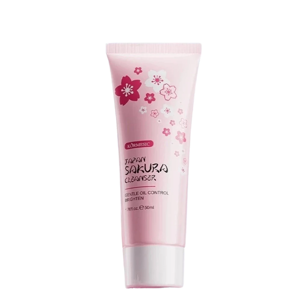 KORMESIC Japan Sakura Brightening & Oil Control Cleanser 50Ml / Distributor Cream Ori - Gambar 2