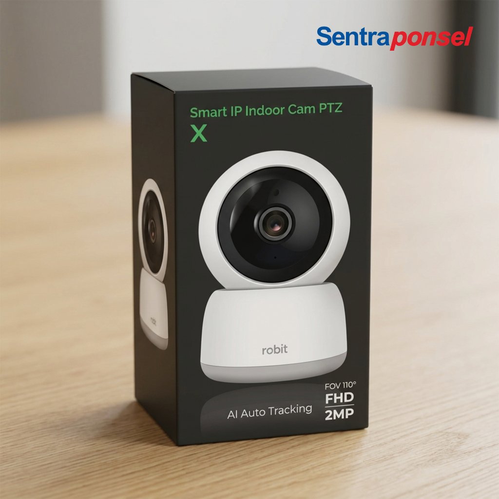 Rabit CCTV Indoor PTZ X 3MP 2K AI Auto Tracking WiFi - Gambar 2