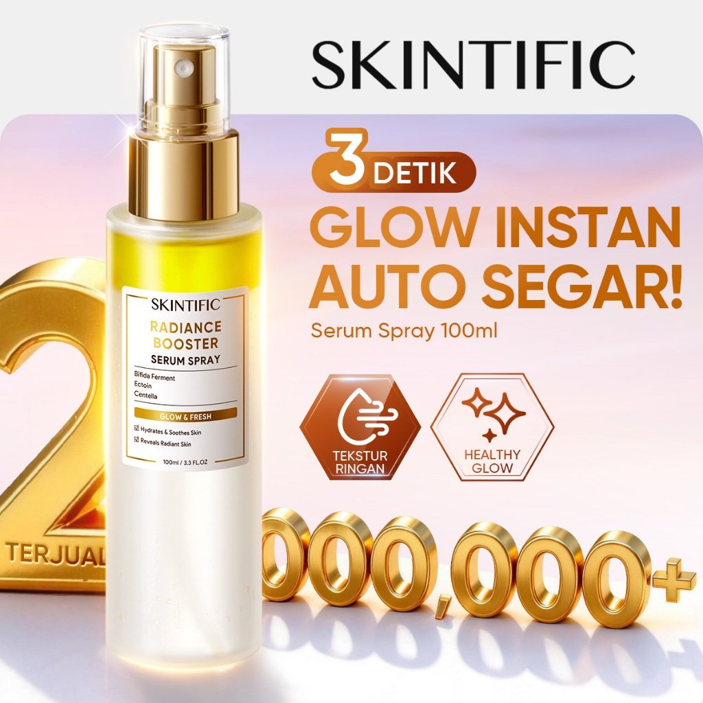 [NEW LAUNCH] SKINTIFIC - 2PCS Makeup Set /Cover Smooth Blurring Foundation Stick & Serum Spray Brightening Instant Glow Serum Spray Skin Tint Perfect Coverage Flawless BB CC Cream Tinted Foundation Blur Long-lasting Radiant - Gambar 3