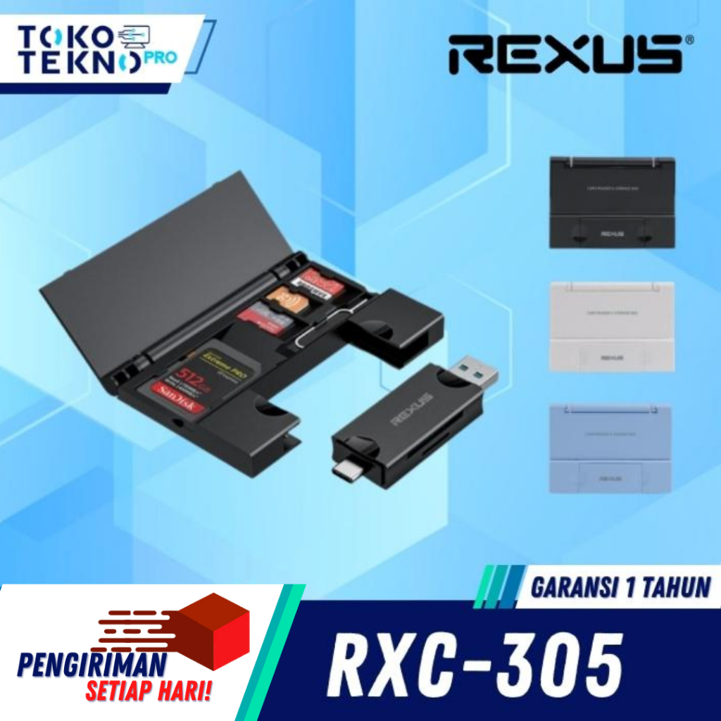Rexus RXC305 / RXC-305 Card Reader 5in1 Storage USB 3.0