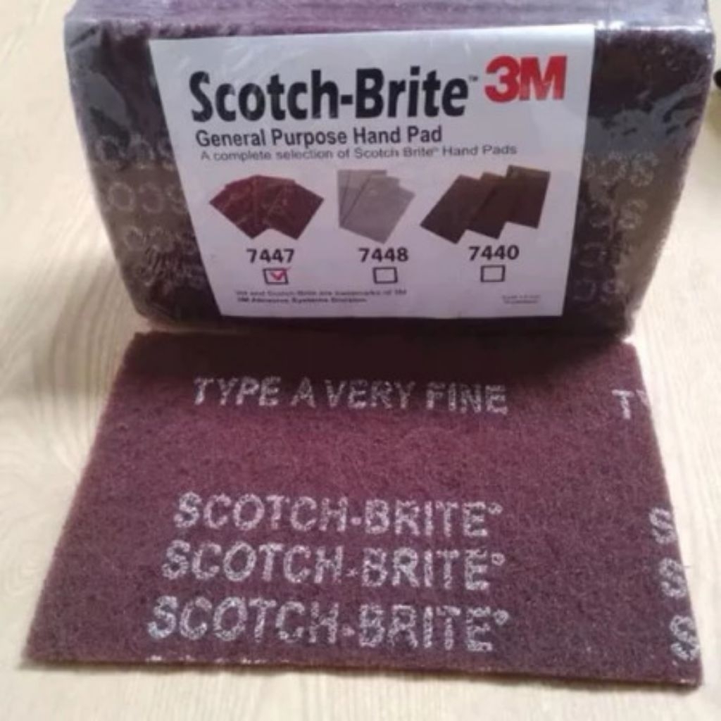 Scotch Brite General3m Hand PadPURPOSE 7447 - Maroon | Shopee Singapore