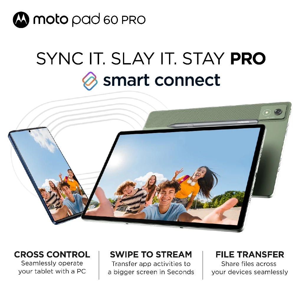 Motopad 60 Pro - 8GB/256GB - Dimensity 8300 - 12.7 inch - 3K 400nits 144Hz - JBL with Dolby Atmos - 10200mAh - With Moto Pen Pro - Gambar 3