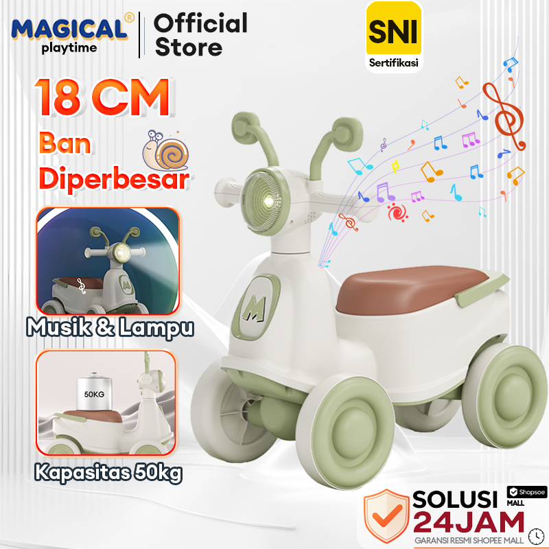Magical Playtime Sepeda Balance Anak 4 Roda Aman