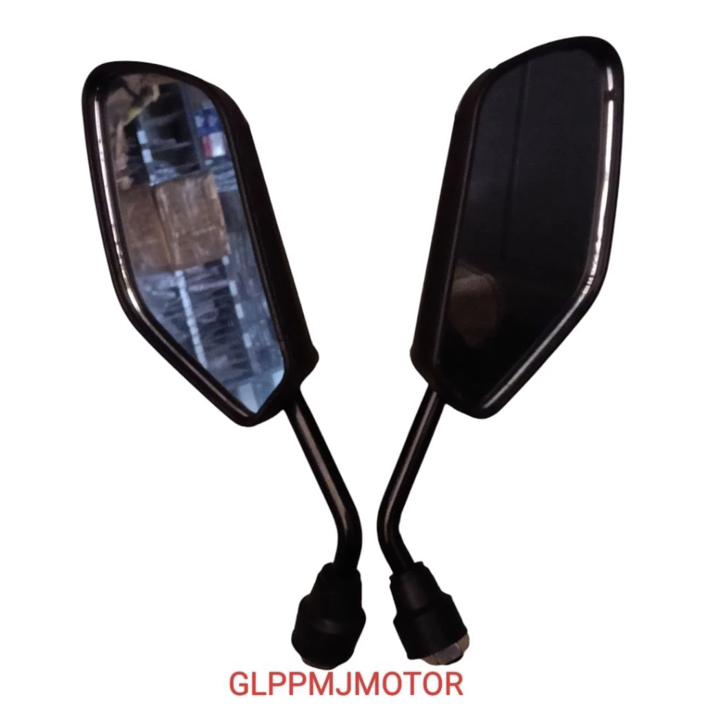 Kaca Spion GMA 2531 Variasi Hitam Crome Merah Untuk Semua Motor - Gambar 2