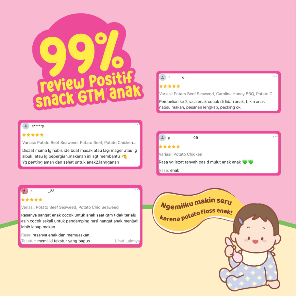 Resep Roemah Kentang Abon Crispy Anak / Crunchy Potato Floss / Kentang Butter Korea / Kentang Abon Ayam Sapi Ikan / BB Booster Beef Chicken Fish Floss / MPASI Bayi Anti GTM / Halal No MSG - Gambar 2