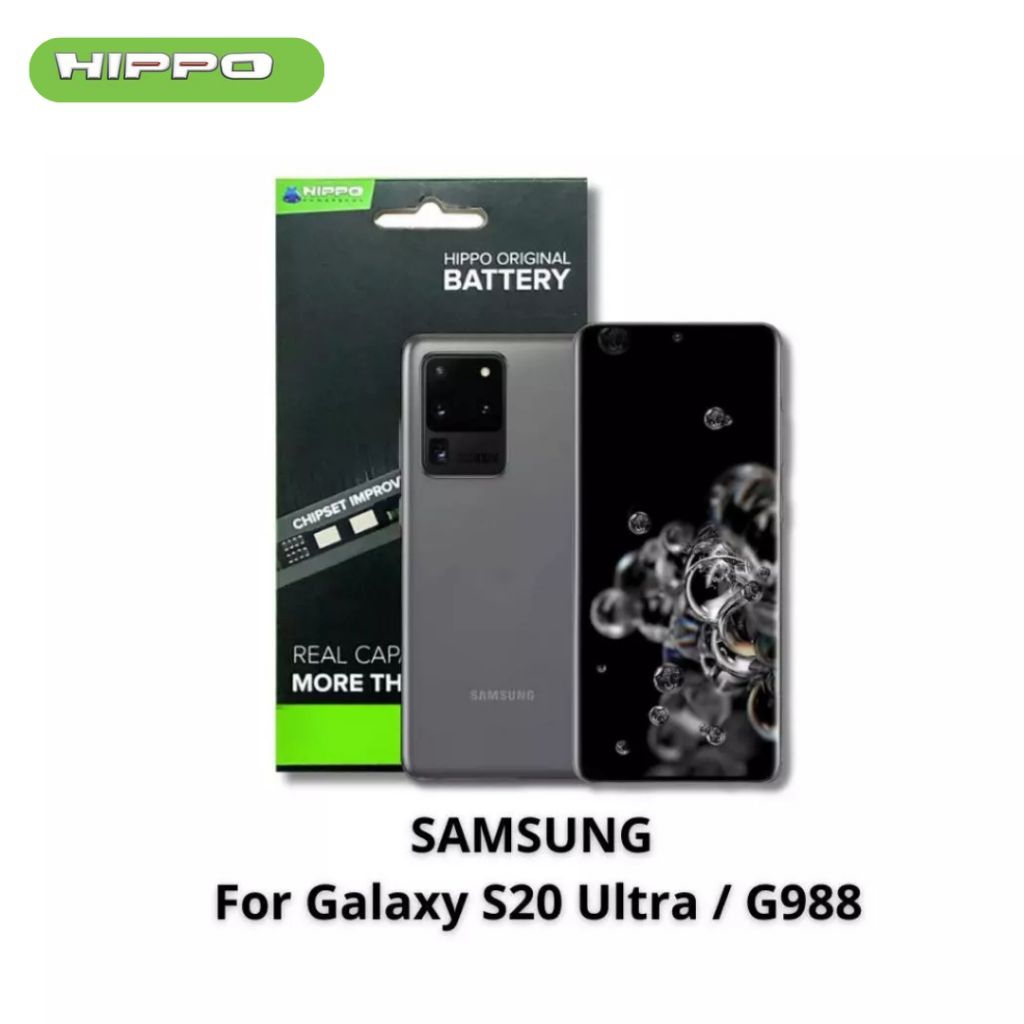 Hippo Baterai Samsung Galaxy S20 ULTRA G988 5000MAH Original Battery Premium Batu Batere Batre Batrai Handphone Garansi Resmi