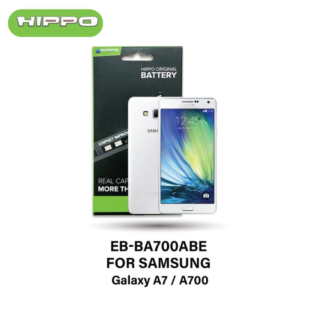 Hippo Baterai Samsung Galaxy A7 / A700 3450mAh Battery Batere Batrai Batre Original Cell Garansi resmi