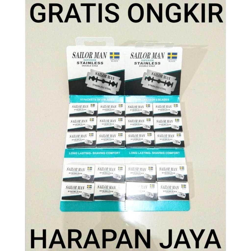 MATA SAILOR MAN Anti-Rust Razor Blades Per Pack (Contents 20 Boxes ...
