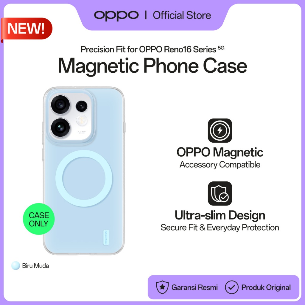 Magnetic Phone Case Precision Fit for OPPO Reno16 5G Series - Gambar 4