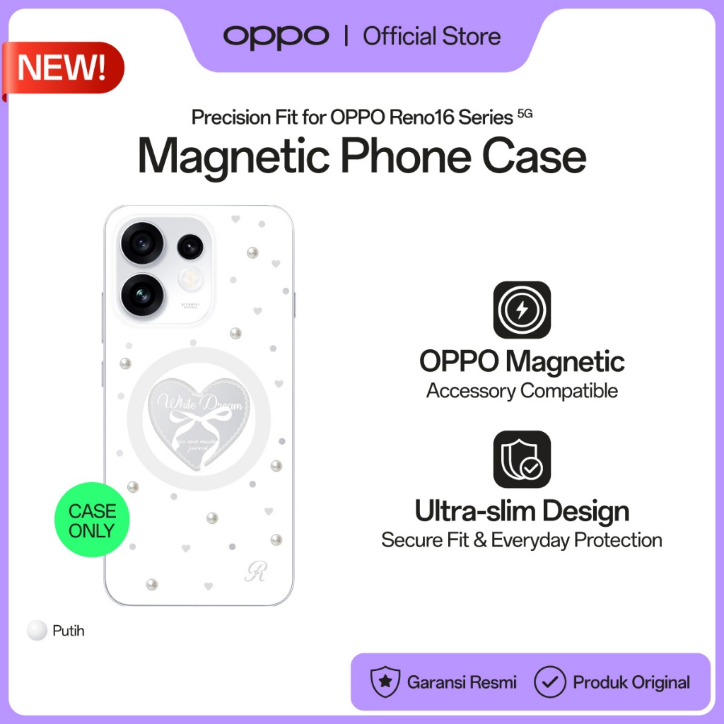 Magnetic Phone Case Precision Fit for OPPO Reno16 5G Series - Gambar 3