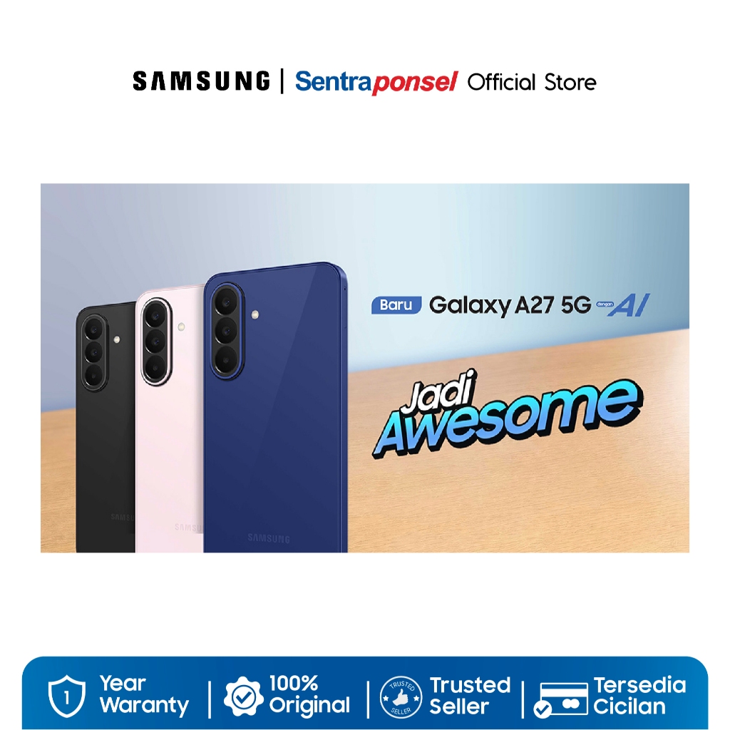 Samsung Galaxy A27 5G 6GB/128GB 8GB/256GB / 6.7” FHD+ Super AMOLED Infinity-O display 120 Hz / Snapdragon 6 Gen 3 / Kamera Utama 50MP OIS - Gambar 3