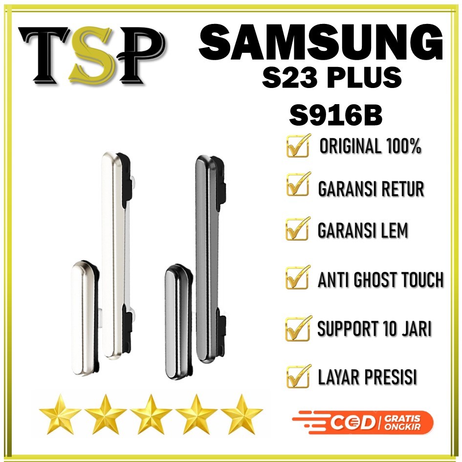 TOMBOL LUAR ON / OFF + VOLUME SAMSUNG S23+ ( PLUS ) / S916B ORIGINAL 100% COMPLETE