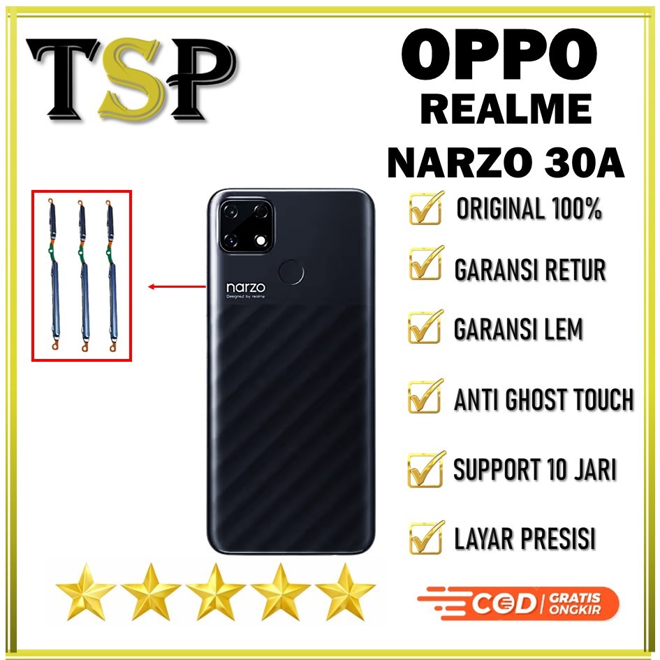 TOMBOL LUAR ON / OFF + VOLUME REALME NARZO 30A ORIGINAL 100% COMPLETE