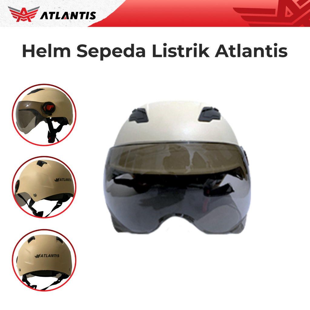 Helm Sepeda Listrik Atlantis