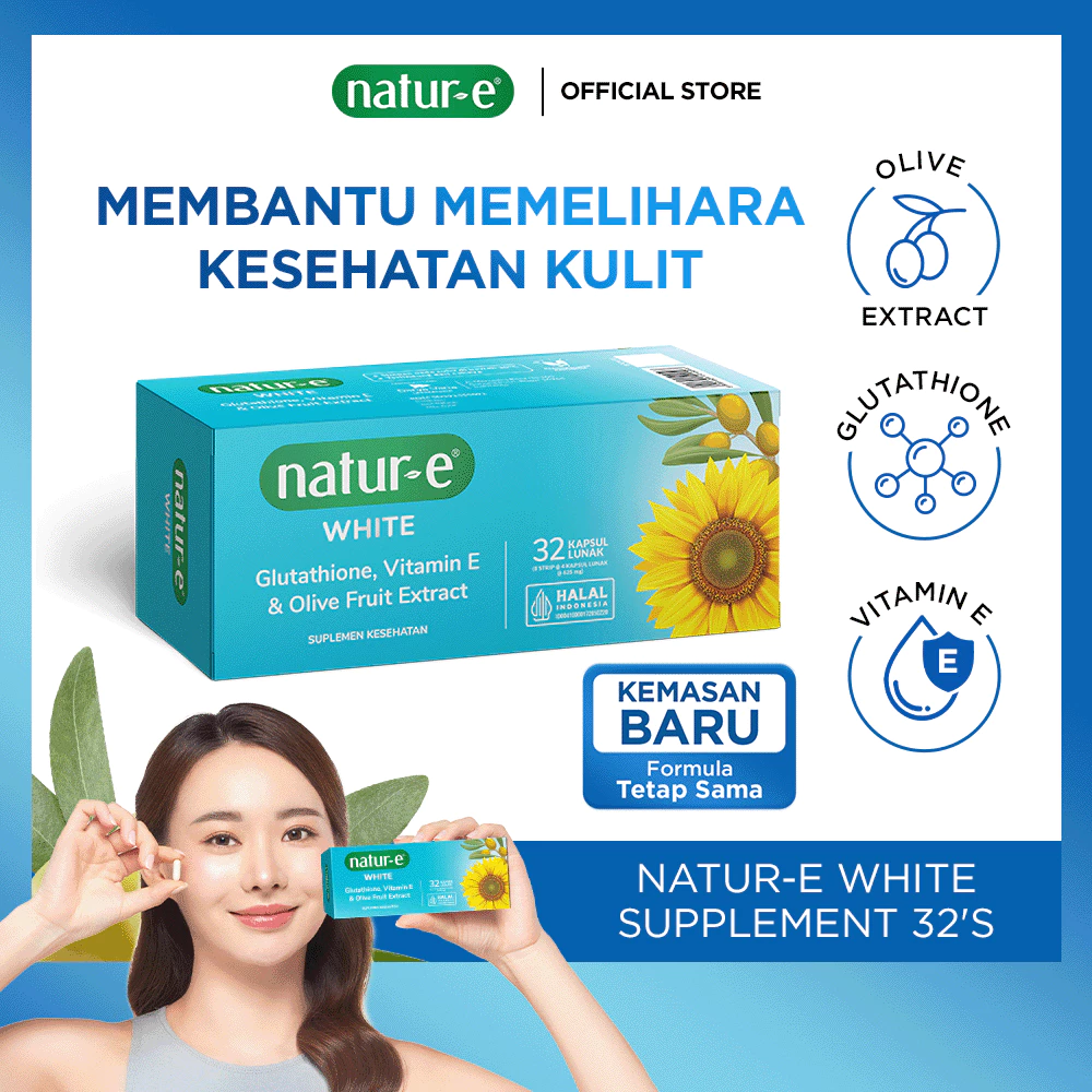 Natur-E White 32s Soft Capsule suplemen / vitamin / vitamine