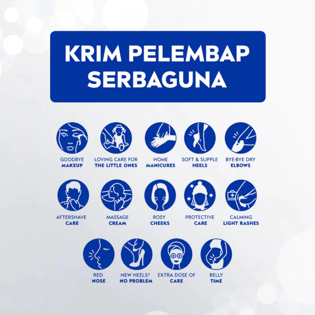 NIVEA Cream Moisturizer Soft Creme Jar 50ml - Hand body krim cream lotion / Distributor Cream Ori - Gambar 2