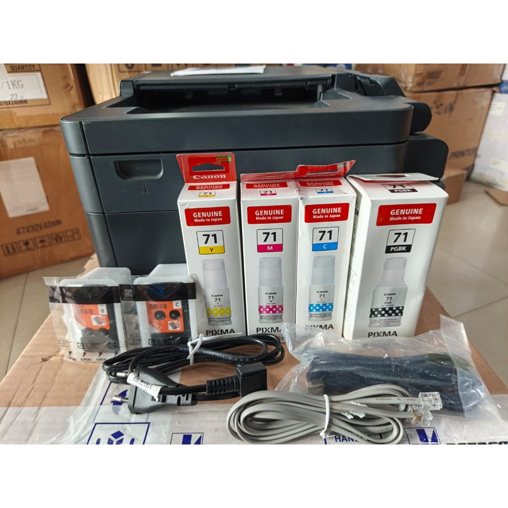 FixPrint Printer Canon PIXMA G4770 F4 Print Scan Copy WiFi Fax with ADF (TANPA DUS BAWAAN) Garansi Resmi dan Kelengkapan Lengkap Original - Gambar 3