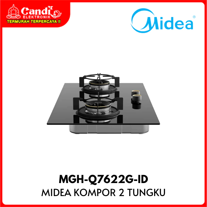 MIDEA Kompor Gas Tanam 2 Tungku Blaze MGH-Q7622G-ID - Gambar 4