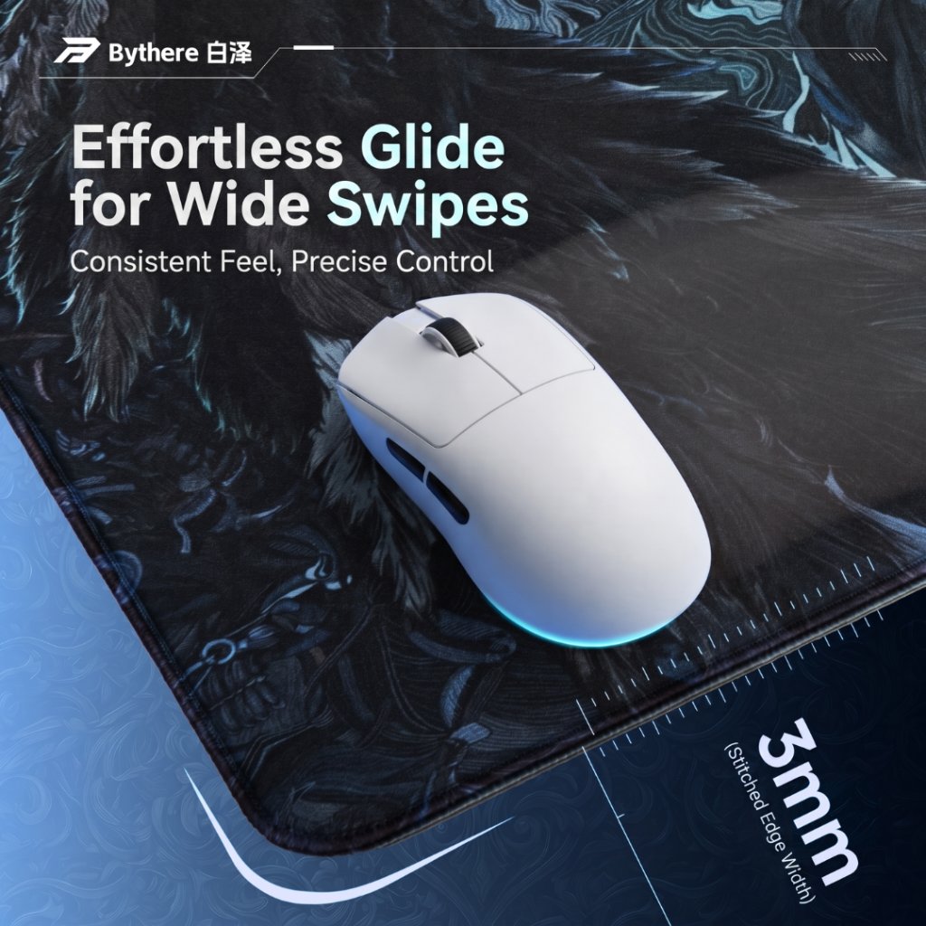 Bythere Duo Bai Ze Fallen Edition Esports Gaming Mousepad Limited Design - Gambar 4