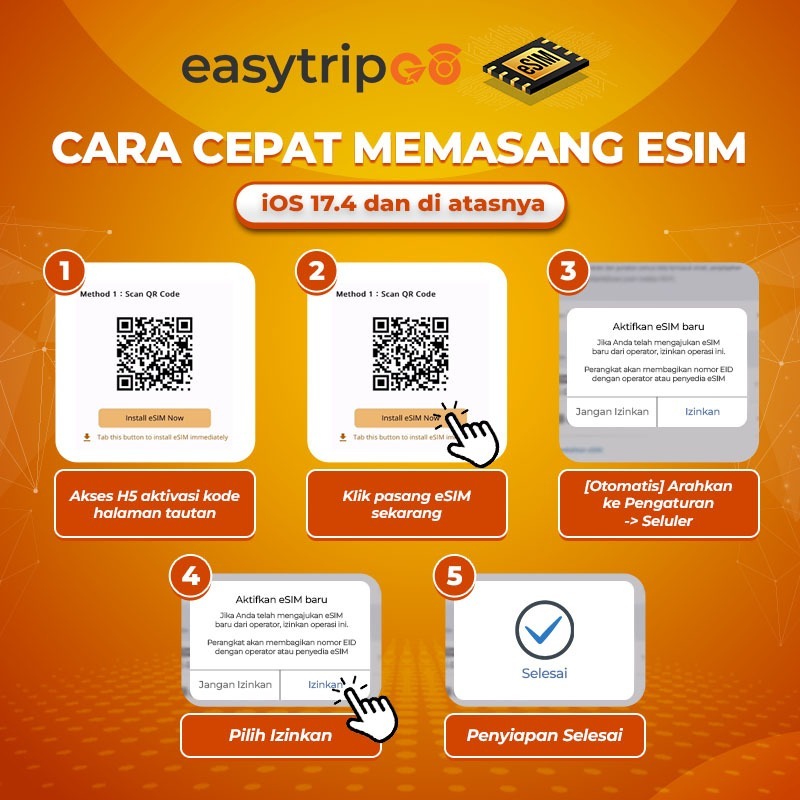 Easytripgo esim Laos Local Unlimited 5G 10-30GB Travel Data internet Langsung Aktif - Gambar 3