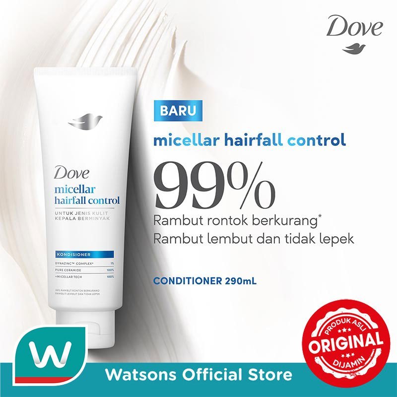 Dove Conditioner Micellar Hairfall Control 290ml