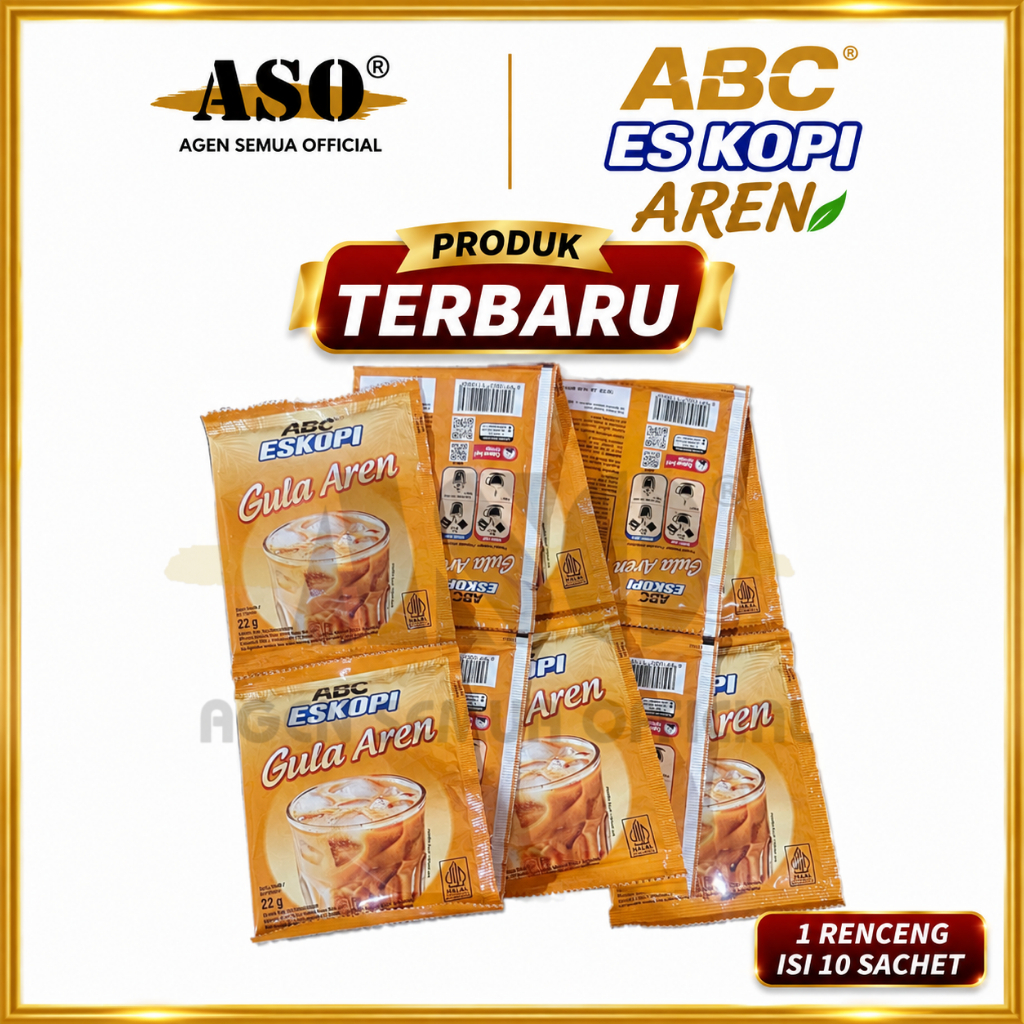 KOPI ABC ES KOPI GULA AREN 22gr ( ISI 10) RENCENG PROMO !!!