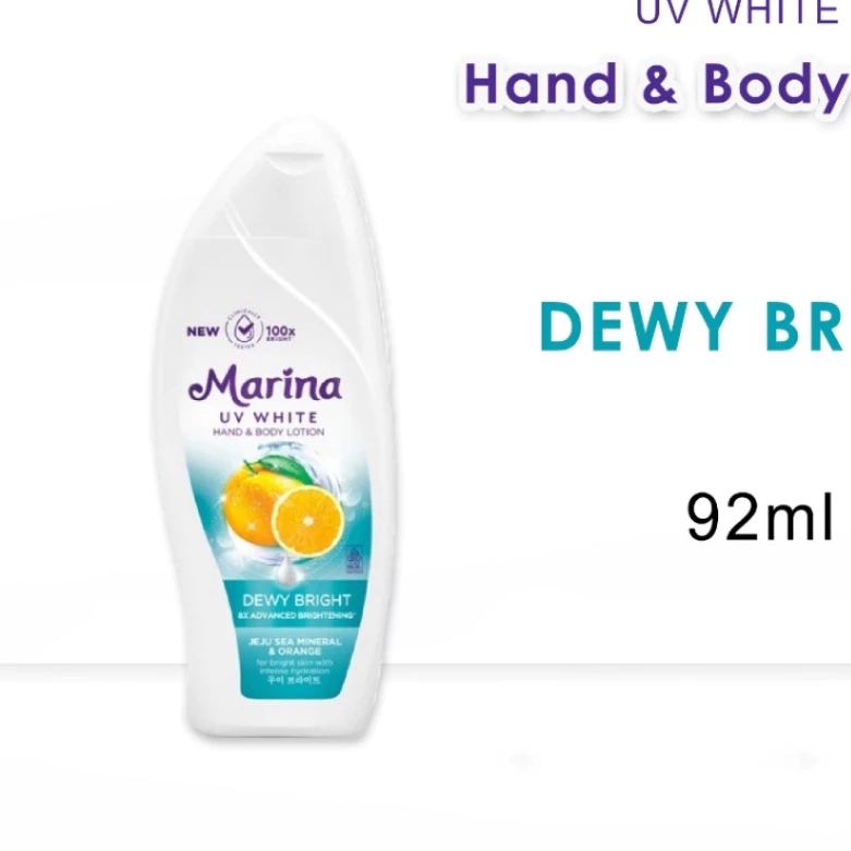 MARINA UV White Hand & Body Lotion 92ML Body Care / Distributor Cream Ori - Gambar 4
