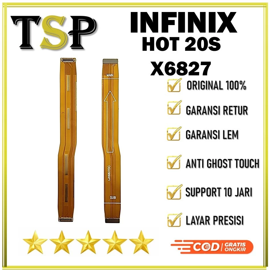FLEXIBEL / FLEXIBLE / FLEKSIBEL BOARD INFINIX HOT 20S / X6827 ORI ORIGINAL 100%