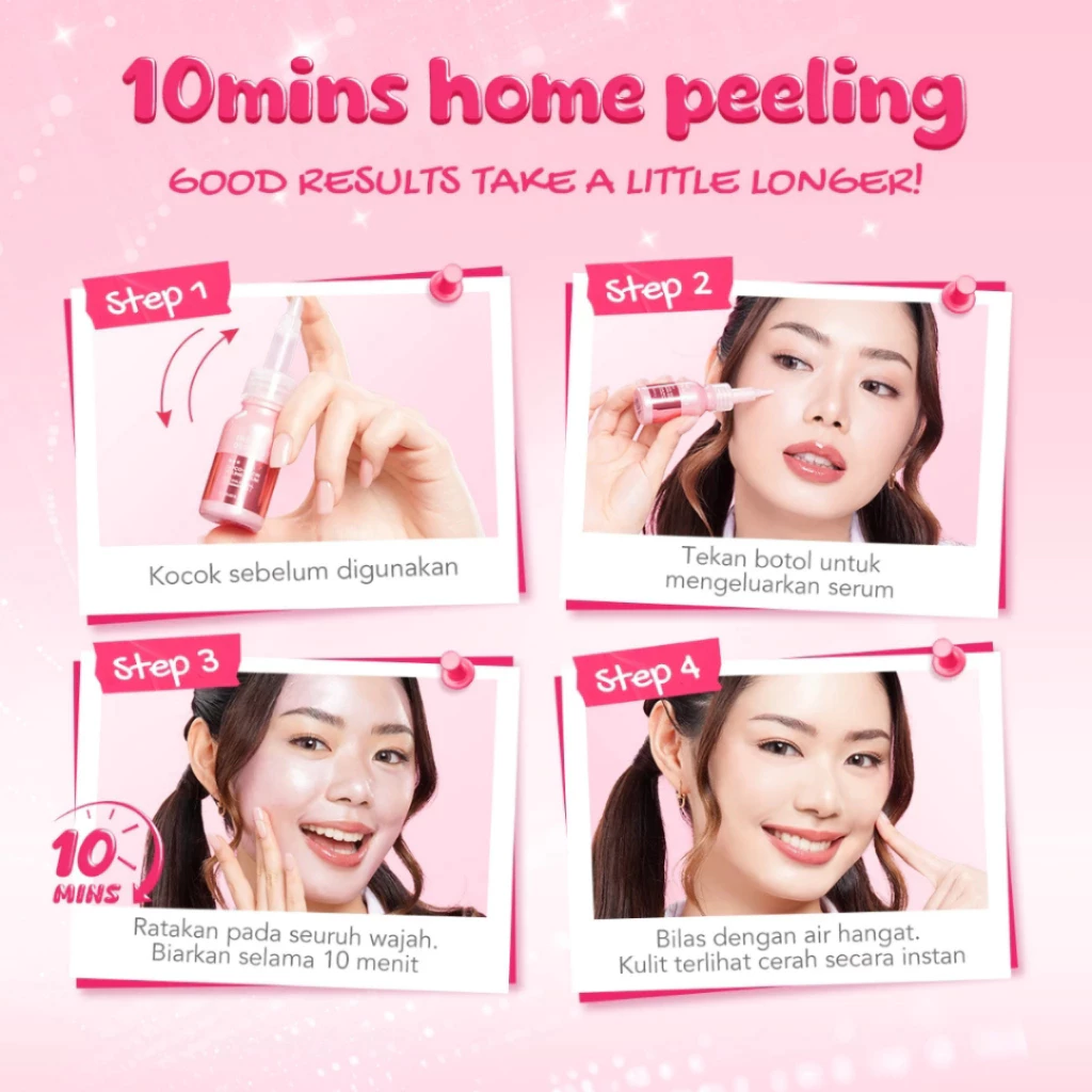 The Originote Glyco-Niacin Peeling Serum 15 ml - Mencerahkan / Distributor Cream Ori - Gambar 4