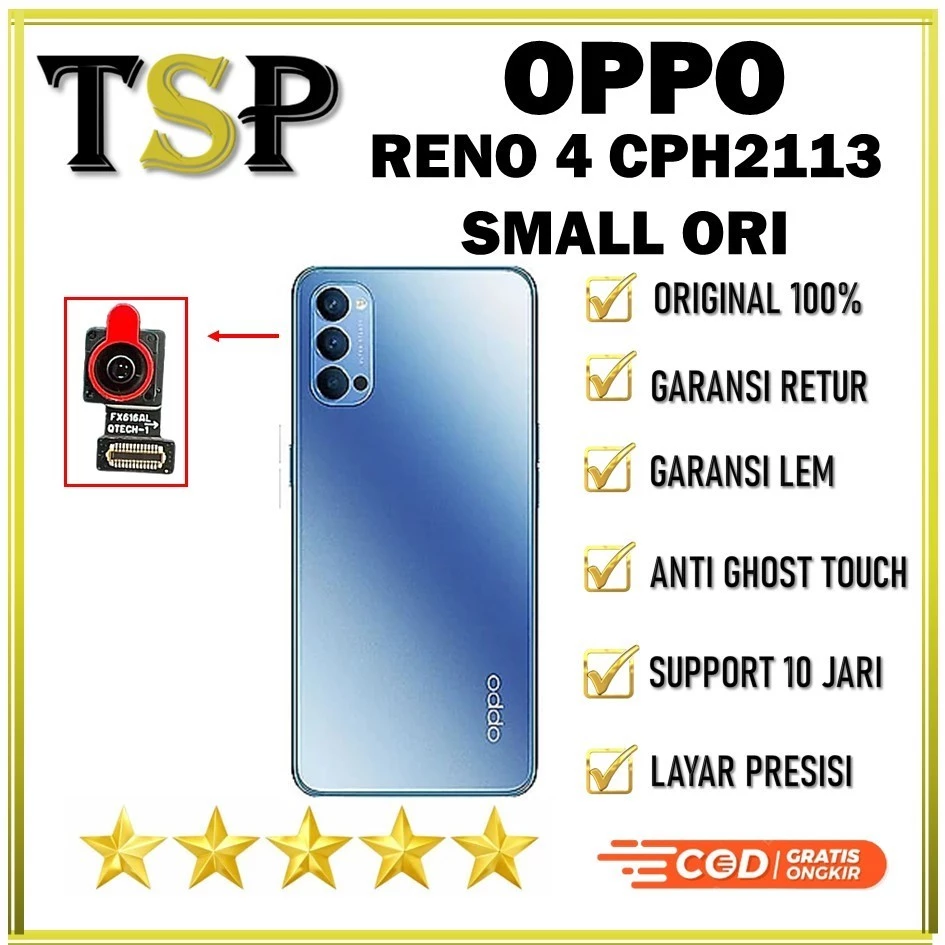 CAMERA DEPAN / FRONT KAMERA OPPO RENO 4 CPH2113 SMALL ORI ORIGINAL 100%