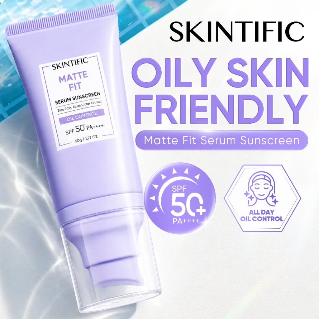Skintific Matte Fit Serum SPF50+ Acne Oily Skin