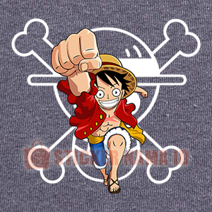 One Piece Luffy Fabric Screen Printing Sticker for Clothes and Other ...