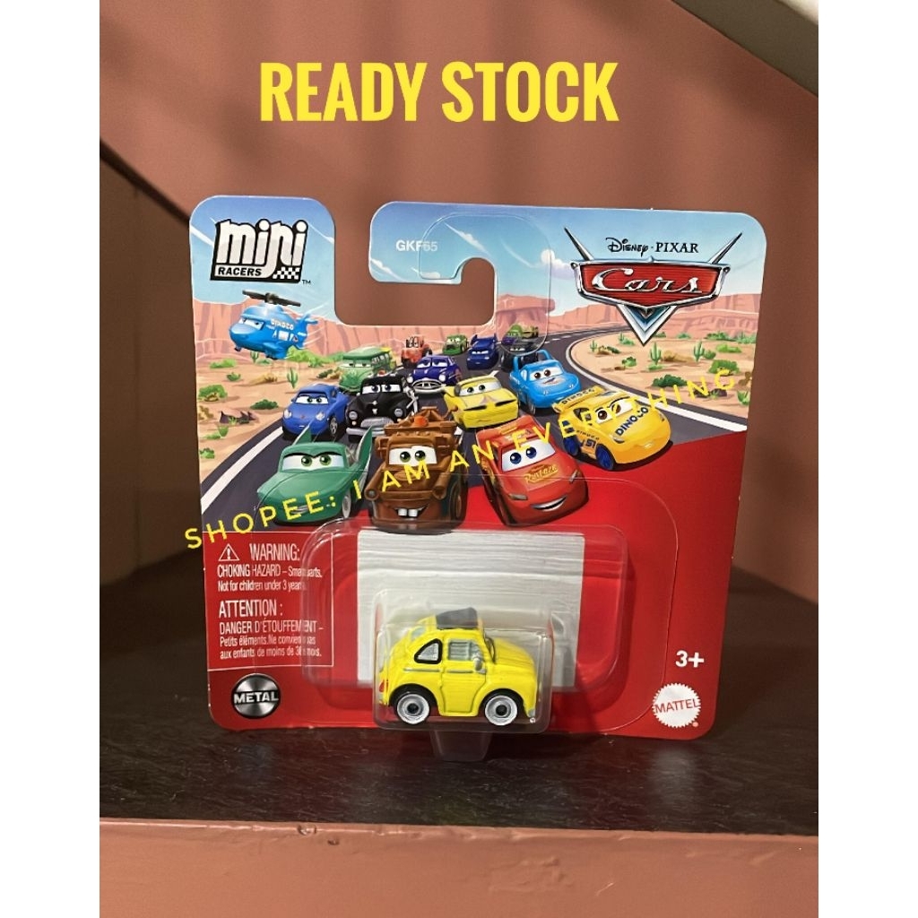 Mini Racers Disney Pixar Cars Luigi Original | Shopee Singapore