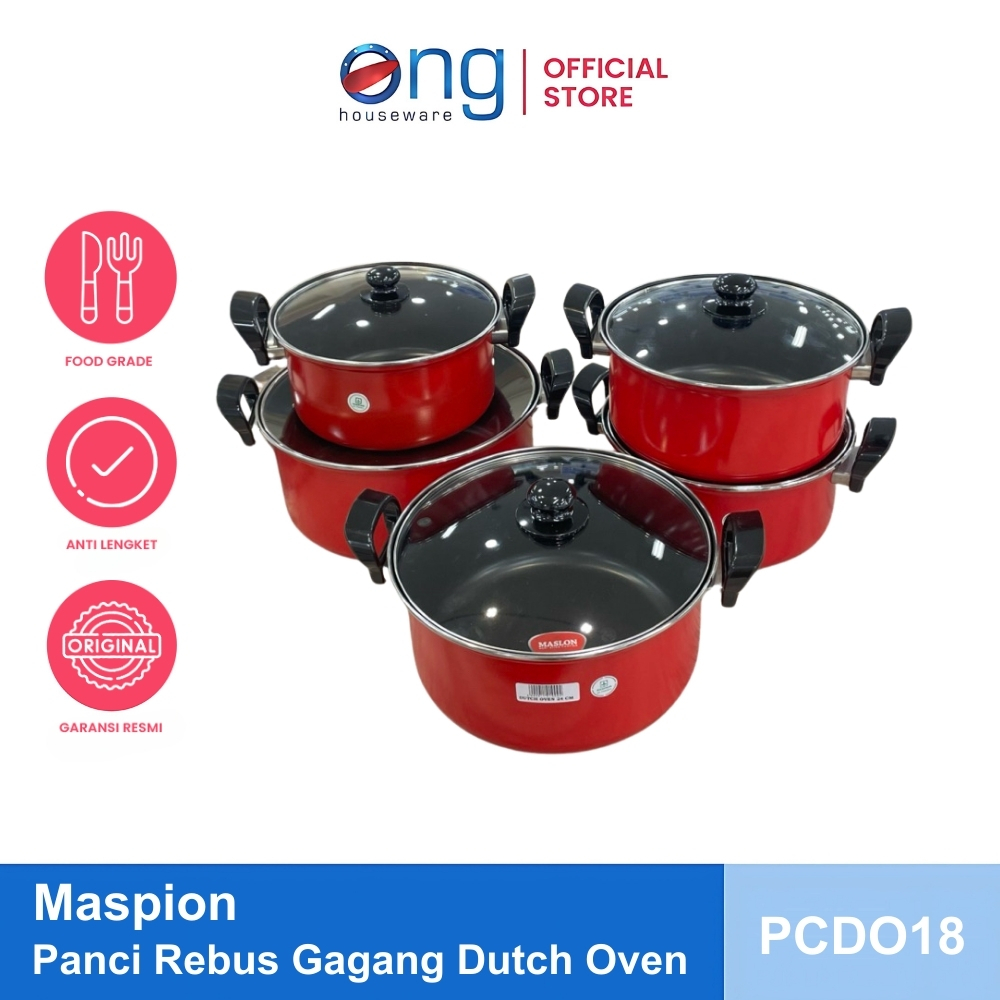 Ong Houseware - Cooking Pot with Dutch Oven Handle, Ebonite Handle ...