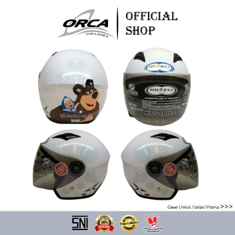 Helm Half Face Anak Kidzu HELM SNI, KIDZU SERIES