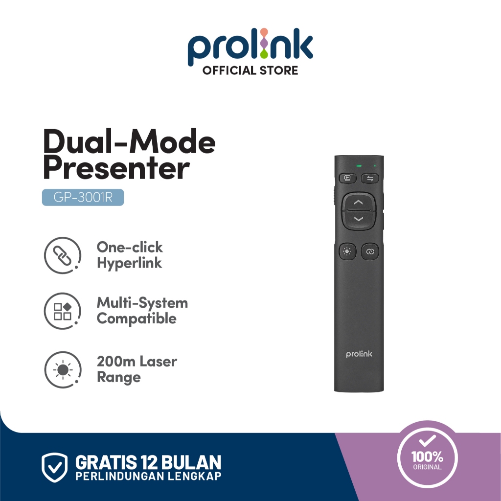 Prolink Wireless Presenter Dual Mode Red Lazer Pointer