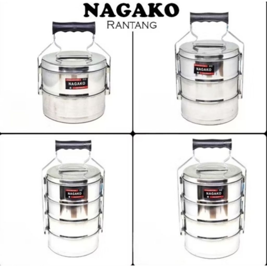 Thick Stackable Stainless Steel Catering Food Container Stainless Steel ...