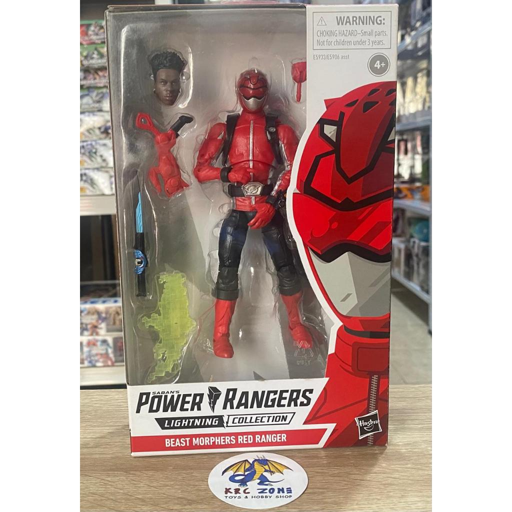 HASBRO LIGHTNING COLLECTION POWER RANGERS BEAST MORPHERS - RANGER RED ...