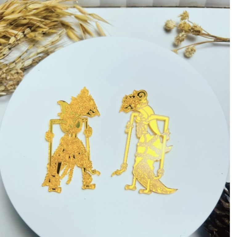 Rama Shinta Akrilik Gold ukuran kecil sedang besar - Gambar 4