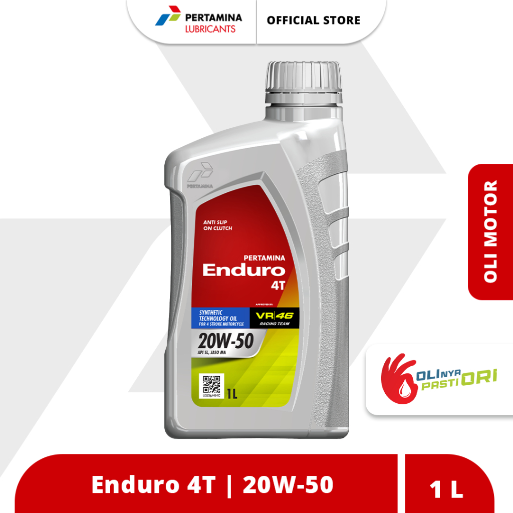 PERTAMINA Enduro 4T 20W-50 [ Oli Motor 0.8L & 1 L ] - Gambar 2
