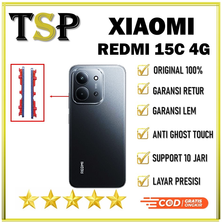 TOMBOL LUAR VOLUME XIAOMI REDMI 15C 4G ORIGINAL 100% COMPLETE