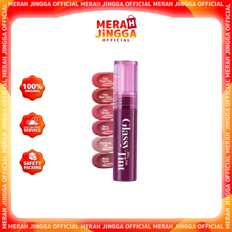 Facetology Glassy Spill The Tint / Merah Jingga Official