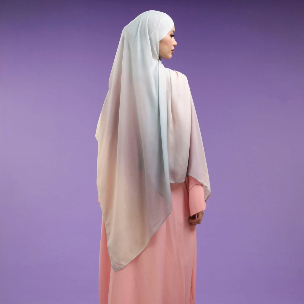 Lozy Hijab - Viscose Gradient Bandana Shawl (Pashban Pashmina Bandana Bahan Viscose Gradasi Motif dan Polos) - Gambar 2