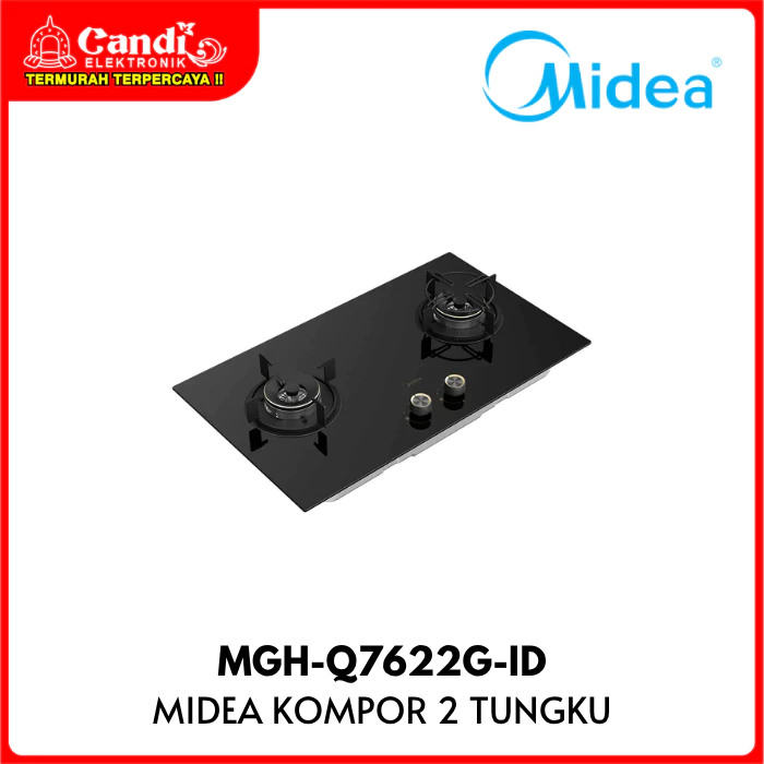 MIDEA Kompor Gas Tanam 2 Tungku Blaze MGH-Q7622G-ID - Gambar 2